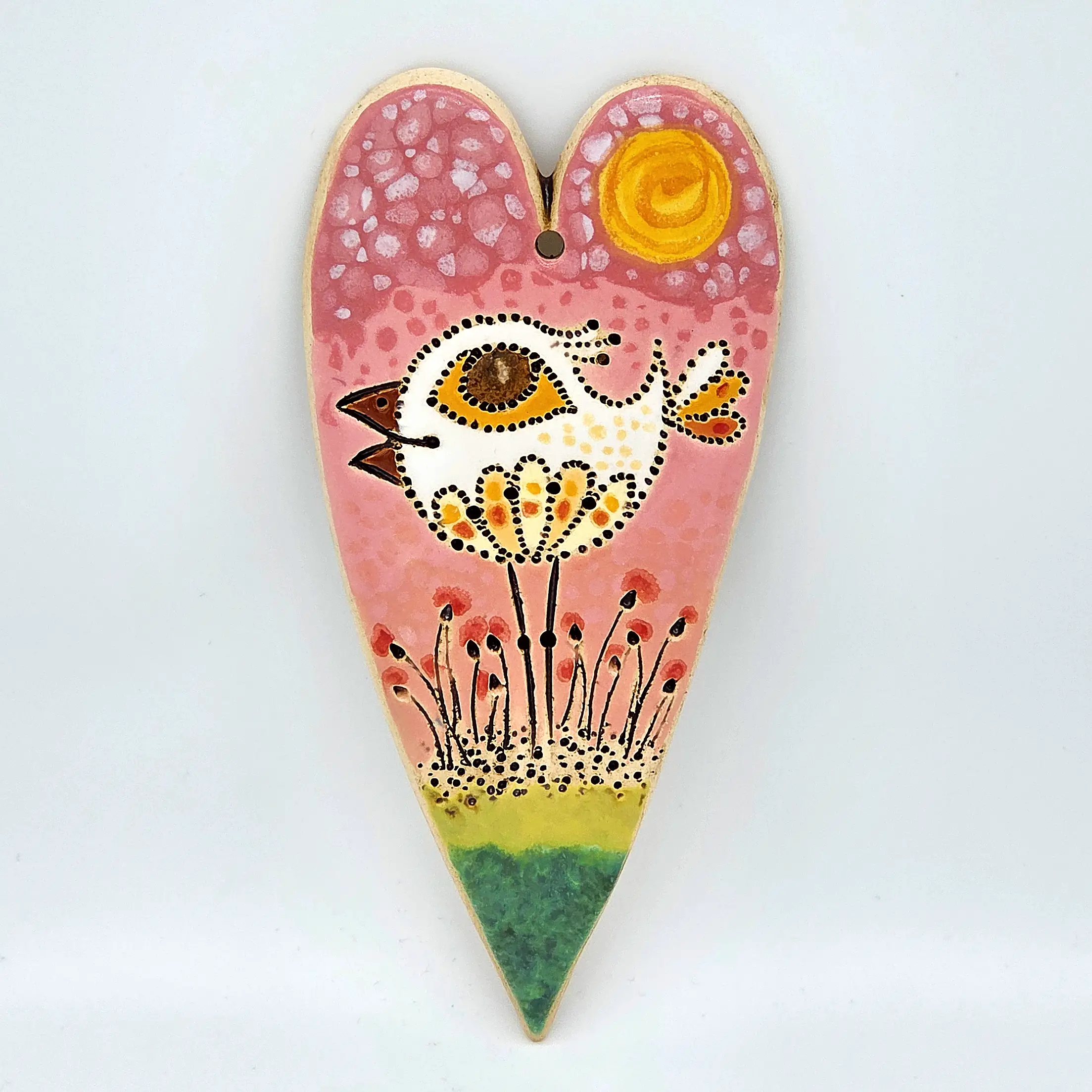 Keramické srdíčko XL 15cm