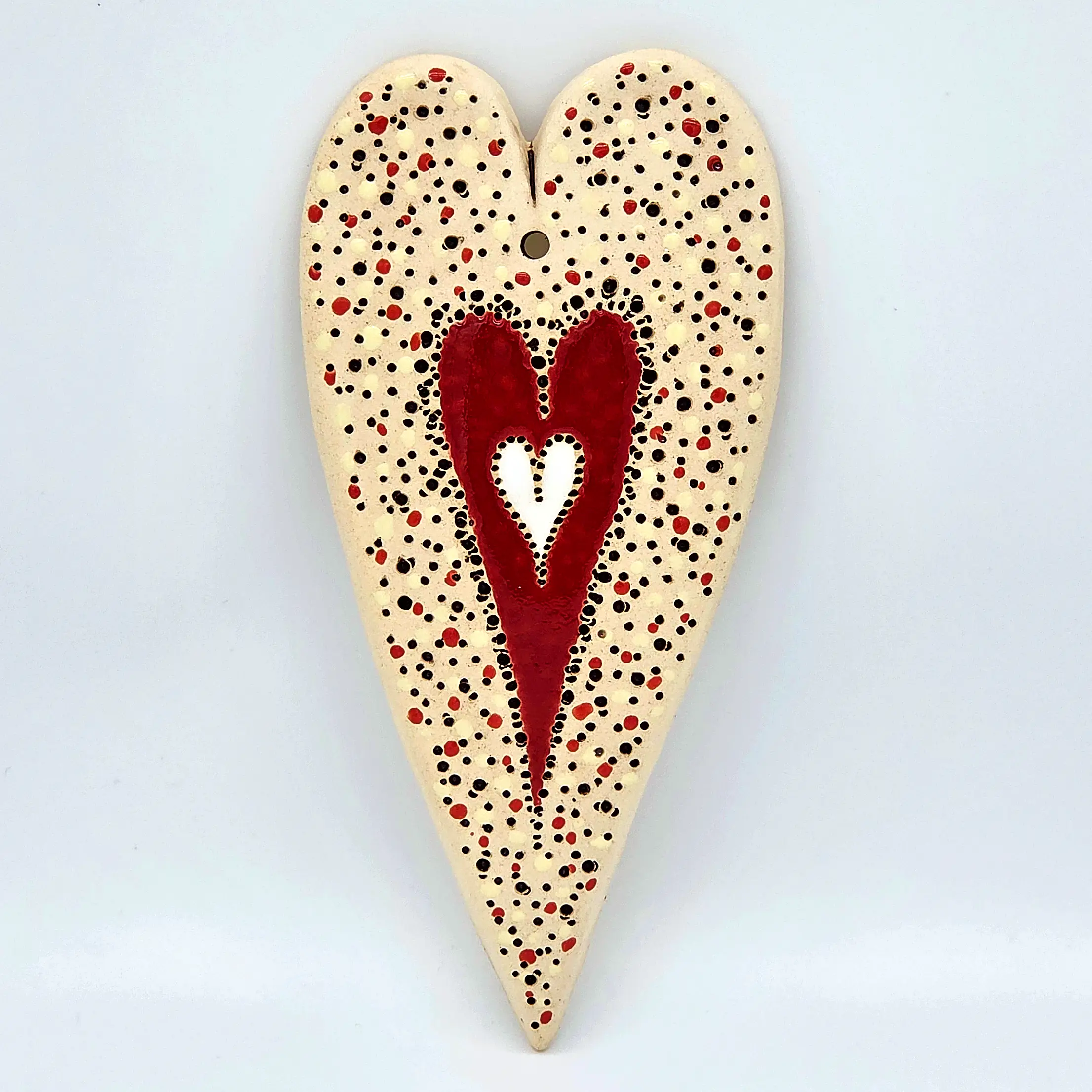 Keramické srdíčko XL 15cm