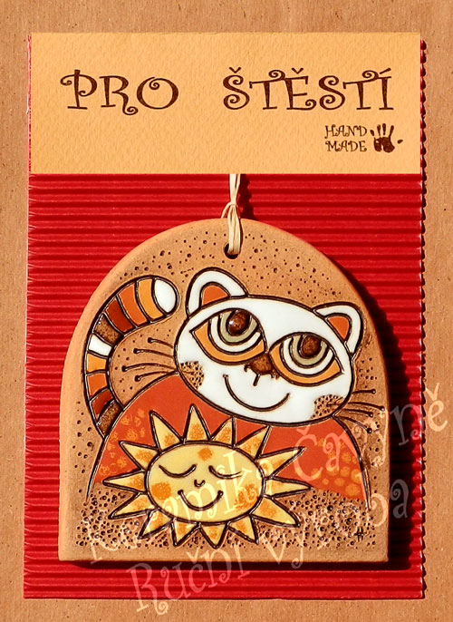 eramická radost - Kočka a sluníčko