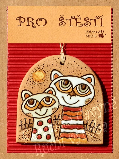 eramická radost- Dvě kočky
